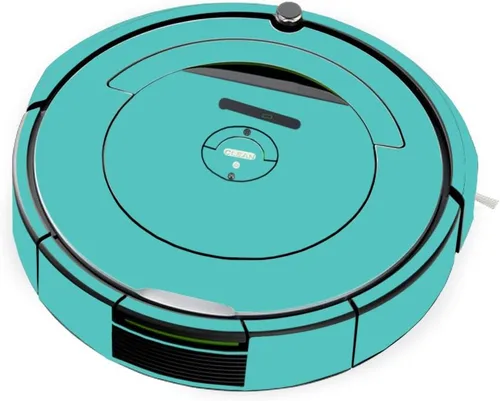 Miniatura 11 de MightySkins Skin compatible con iRobot Roomba 690 Robot Vacuum - Azul claro sólido Cubierta protectora de vinilo duradera y única Fácil