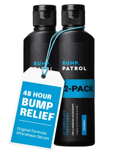 Miniatura 13 de Bump Patrol - Suero de tratamiento para después del afeitado de fórmula original, tapón de afeitado y tratamiento para el cabello encarnado