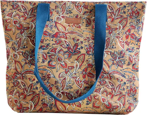 Miniatura 17 de Maison d' Hermine - Bolsa de lona de algodón reutilizable para mujeres, con asa para el hombro, bolsas a granel para compras y viajes
