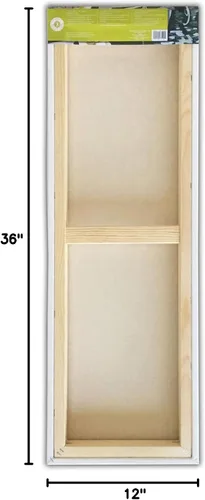 Miniatura 5 de Artist's Loft Lienzo resistente envuelto en galería, nivel 3, de 12 x 36 pulgadas, lienzo de algodón sin ácidos, para pintura acrílica y al óleo