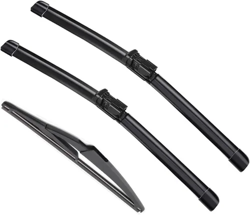 Miniatura 8 de Juego de limpiaparabrisas delantero y trasero compatible con Renault Twingo 2 II 2007 – 2014, accesorios para parabrisas de automóvil 2011 2008 2010