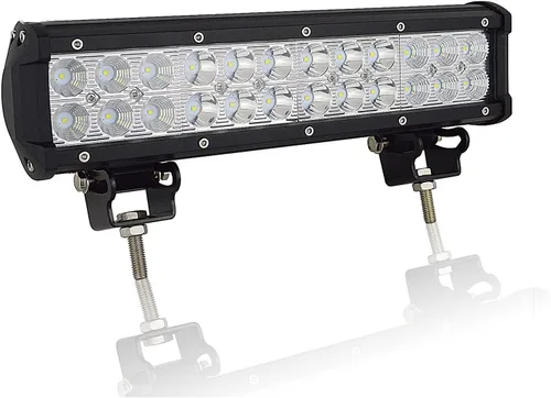 Willpower - Barra de luz LED de trabajo de 12 pulgadas 72 W para camión, automóvil, ATV, todoterreno, 4x4, Jeep Truck luz de conducción