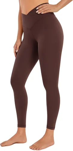 CRZ YOGA Butterluxe - Leggings de entrenamiento con cintura cruzada para mujer, 2528 pulgadas, cintura alta cruzada en V, para gimnasio, atletismo,