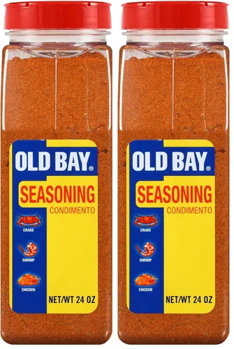 Miniatura 25 de OLD BAY Condimento, 24 onzas, un recipiente de 24 onzas de condimento multiusos OLD BAY con mezcla única de 18 especias y hierbas para cangrejos