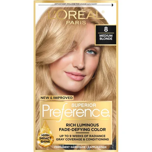 Miniatura 22 de L'Oreal Paris Superior Preference - Tinte permanente luminoso que desafía la decoloración, tinte para el cabello hasta 9 semanas de resplandor, 5C