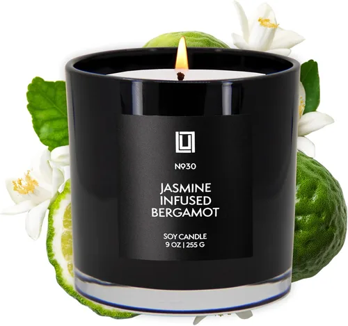 Miniatura 73 de Lulu Candles Sweet Pea, Jasmine & Apple Vela perfumada en tarro de soja de lujo Vertida a mano en los Estados Unidos Altamente perfumada