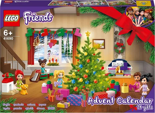 Miniatura 6 de LEGO® Calendario de Adviento de Friends 41690 Kit de construcción; cuenta regresiva de Navidad para niños creativos