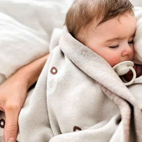 Miniatura 5 de Manta para recibir bebés Bleu La La para niños, 100% algodón suave como la mantequilla, acogedora, manta envolvente para cochecito, regalo para baby
