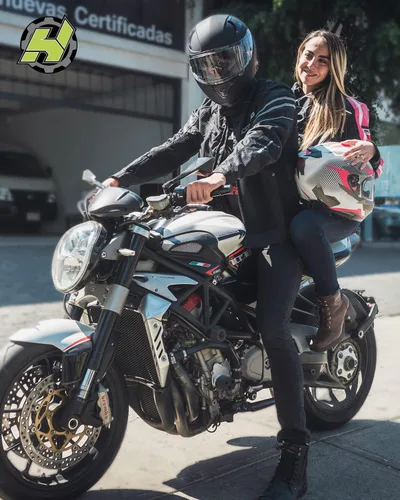 Miniatura 7 de Hax - Casco integral de motocicleta y de moto de calle con doble aleta trasera y clavos de plástico para Pinlock Ready, para adultos, aprobado por
