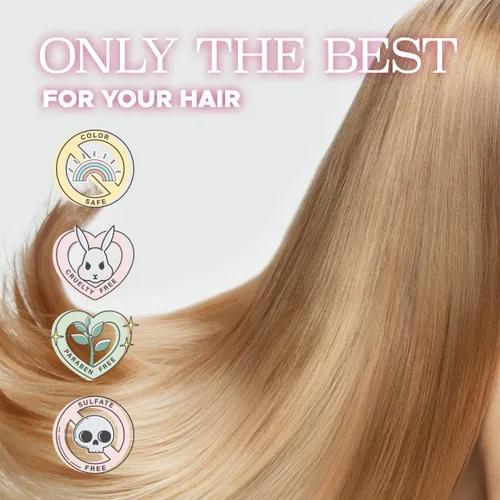 Miniatura 8 de Set de champú y acondicionador Luseta de perla brillante, suaviza y humecta, combate el encrespamiento y añade brillo, hidratante para cabello