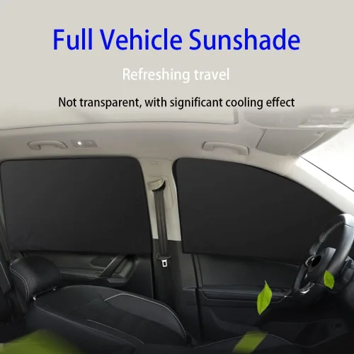 Miniatura 7 de 2 parasoles para ventana de automóvil, privacidad para automóvil, 100% bloque de luz de automóvil, parasol para ventana lateral que se mantiene