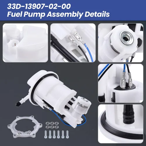 Miniatura 5 de 33D-13907-02-00 Conjunto de bomba de combustible para Yamaha YZ250F YZ450F YZ250FX YZ450FX WR250F WR450F, repuesto de bomba de combustible