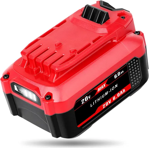 JIALIPOK 20V 6.0Ah CMCB205 Batería de repuesto para Craftsman 20V Max Litio Ion Batería CMCB204 CMCB204-2 CMCB202-2 CMCB201 CMCB206 CMCS500B