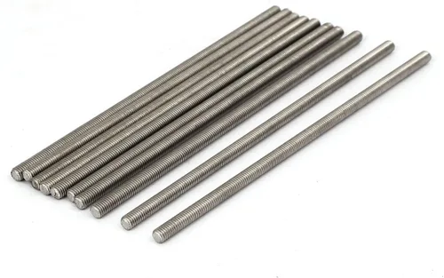 Miniatura 44 de uxcell M3 x 2.362 in 0.020 in Pitch 304 Varillas totalmente roscadas de acero inoxidable barra 10 piezas