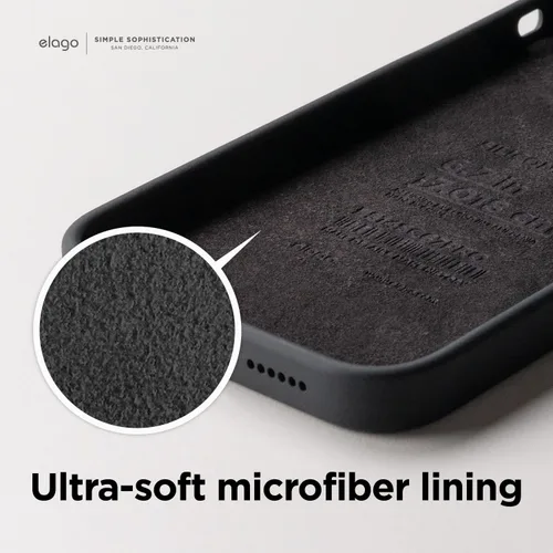 Miniatura 7 de elago Compatible con Funda para iPhone 14, Funda de Silicona Líquida, Cubierta Protectora de Cuerpo Completo, Resistente a Golpes, Diseño Delgado