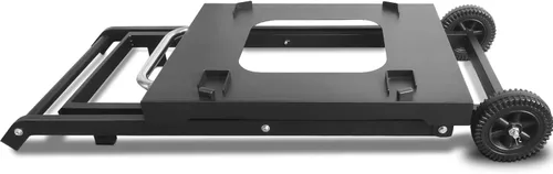 Miniatura 7 de BSARTE Soporte plegable de metal para parrilla Ninja Outdoor XSKSTAND para Woodfire OG701 OG751 (Serie OG700) con estante lateral, soporte