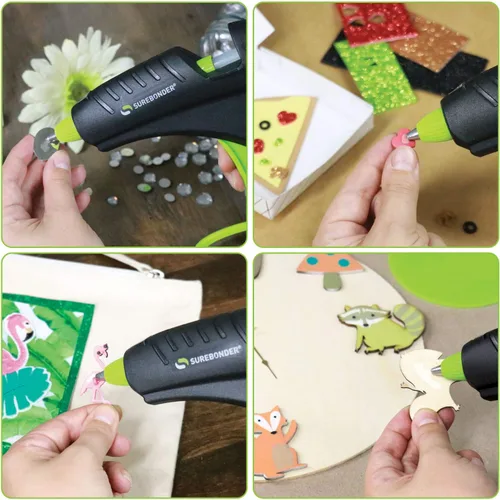Miniatura 4 de Surebonder DT-270FKIT Pistola de pegamento de doble temperatura de tamaño completo con 12 barras de pegamento estándar multiusos de 4 pulgadas