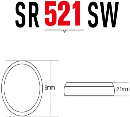 Miniatura 4 de SKOANBE Batería de reloj de celda de moneda con botón 10PCS SR521SW AG0 LR521 379 1.5v