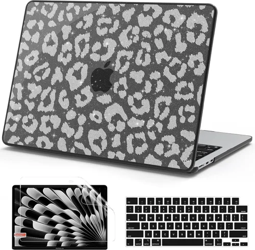 Miniatura 18 de AKIT Funda compatible con MacBook Air de 13 pulgadas M5 2026 2025-2022 M4/M3/M2 A3449 A3240 A3449 A3113 A2681, funda rígida delgada para laptop