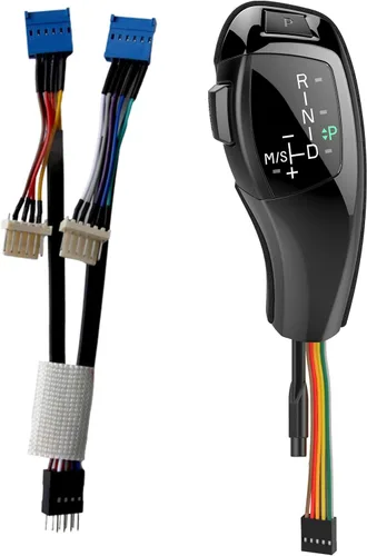 Kit de actualización automático LED para palanca de cambios LHD para accesorios de automóvil BMW E90 E91 E93 E81 E82 E84 E87 E88 E89 de carbono