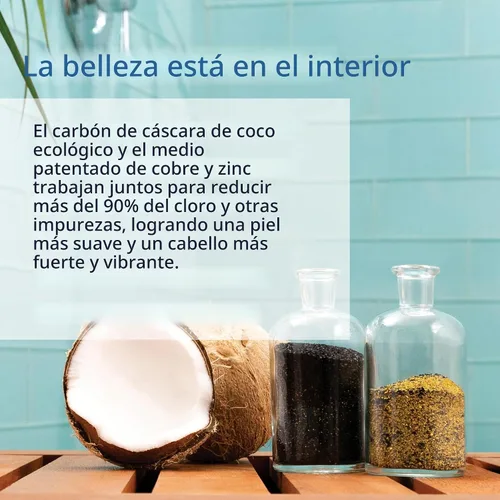 Miniatura 7 de Aquasana Filtro de ducha Recomendado por dermatólogos para una piel y cabello más suaves y saludables Probado para reducir el 90% del cloro