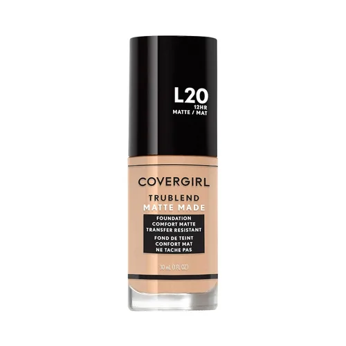 Miniatura 30 de COVERGIRL TruBlend Base Líquida Mate Made, Porcelana Clara, 1 Fl Oz FERIA DE PORCELANA