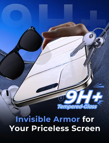 Miniatura 15 de MAGIC JOHN Paquete de 2 protectores de pantalla para iPhone SE 3/SE 2 (edición 2022/2020), vidrio templado para iPhone 7/8/6, eliminación automática