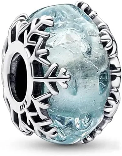 Miniatura 3 de Dijes de plata de ley 925 con circonita cúbica para mujer, pulseras y collares, madre de Navidad para mujer