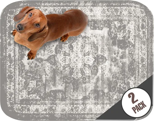Miniatura 53 de PUPIBOO Almohadillas lavables para orina para perros y gatos - Almohadillas de entrenamiento para cachorros reutilizables súper absorbentes - 100%