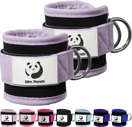 Miniatura 9 de Slim Panda Correa de tobillo para máquina de cable, tobillo para patadas, abductores de cadera, entrenamientos de glúteos, extensiones de piernas