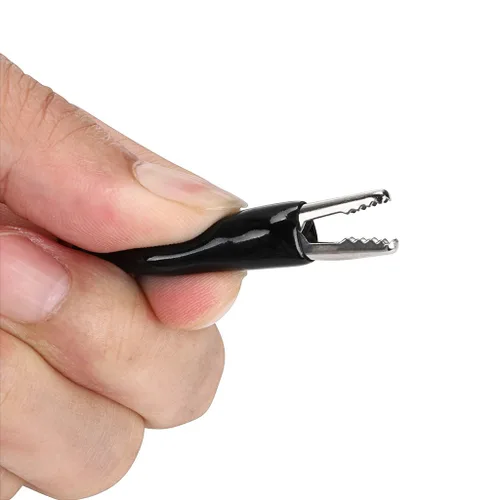 Miniatura 7 de Sumnacon Juego de cables de prueba de multímetro, enchufe apilable para gancho de prueba, enchufe de plátano a clips de cocodrilo, cable de prueba
