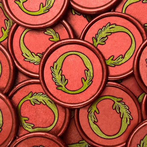 Miniatura 121 de 25 calcomanías de sello de cera doradas y negras hechas a mano con hojas botánicas vintage, calcomanías de cera para invitaciones de fiesta de boda