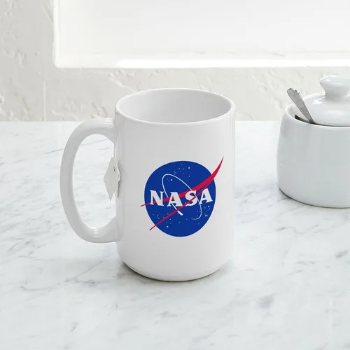 Miniatura 5 de CafePress NASA - Taza grande de cerámica para café, 15 oz (15.0 fl oz)