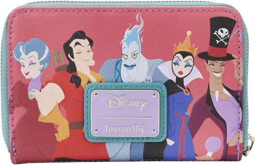 Miniatura 3 de Loungefly Disney Villains Color Block Zip Around Wallet