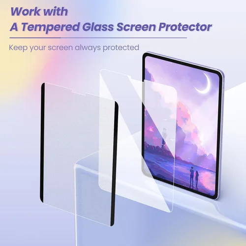 Miniatura 4 de MoKo Protector de pantalla magnético de papel para iPad Air de 5ª/4ª generación (2022/2020) / iPad Pro de 11 pulgadas (2022/2021/2020/2018)