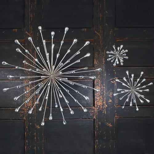 Miniatura 6 de Tripar - pequeña estrella para pared de metal, decoración artística Plata