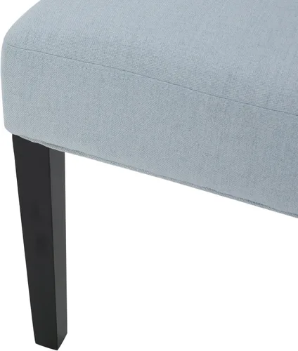 Miniatura 8 de Juego de 2 sillas de comedor Stacy Light Sky, en tela gris o verde azulado, Azul (Sky Blue)
