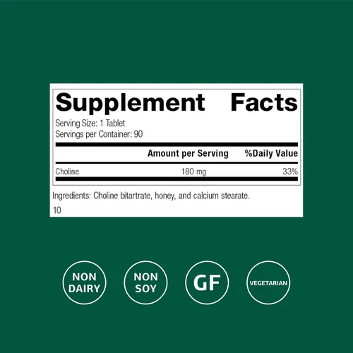 Miniatura 2 de Standard Process Colina - Apoya el metabolismo saludable de las grasas, la salud del hígado y la función del sistema nervioso - Sin gluten, sin