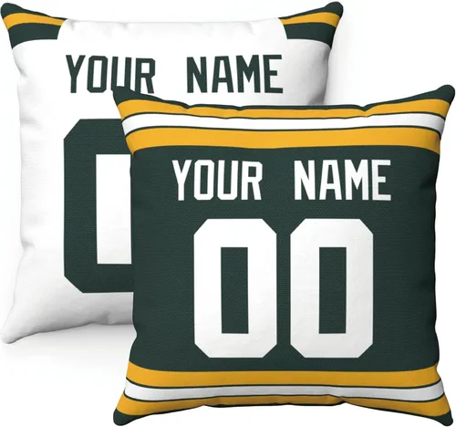 Miniatura 11 de ANTKING 2 paquetes de almohadas personalizadas con cualquier nombre y número para hombres, mujeres y niños Para Las Vegas