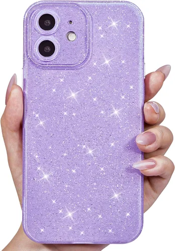 Miniatura 28 de Svanove Funda para iPhone 11 con Purpurina, Brillante Femenina Linda con Brillo Resplandeciente Reluciente Luminosa Funda de Teléfono para Mujeres