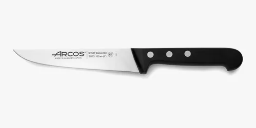 Miniatura 44 de Arcos Cuchillo de chef de 6 pulgadas de acero inoxidable. Cuchillo de cocina para cortar y pelar alimentos pequeños. Mango ergonómico