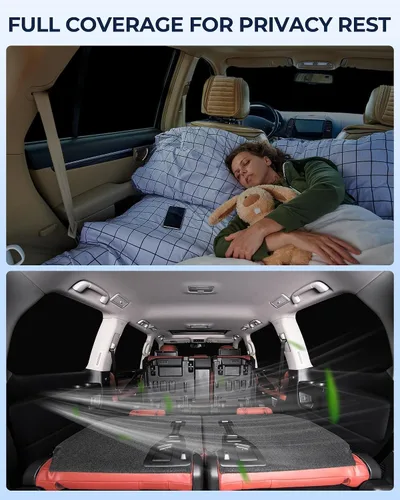 Miniatura 4 de para Toyota 4Runner 2010-2024, juego de 8 protectores solares para ventanas de coche, privacidad para parabrisas delantero, laterales y traseros