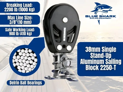 Miniatura 2 de BLUESHARK Bloques de vela de aluminio de 1.496 in eligen