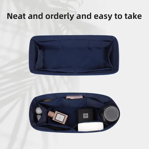 Miniatura 7 de DGAZ Organizador de bolso de seda para bolso de mano Dior Mini SML, organizador de bolsas suave y sedoso, bolso de lujo y moldeador de bolsas