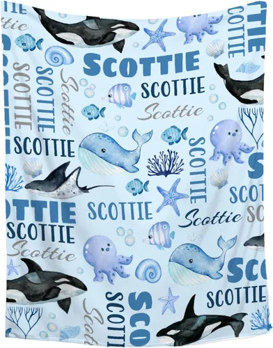 Miniatura 24 de Manta de bebé personalizada de Sandilya para niñas y niños, mariposas, manta de bebé personalizada con nombre, manta envolvente para niños pequeños