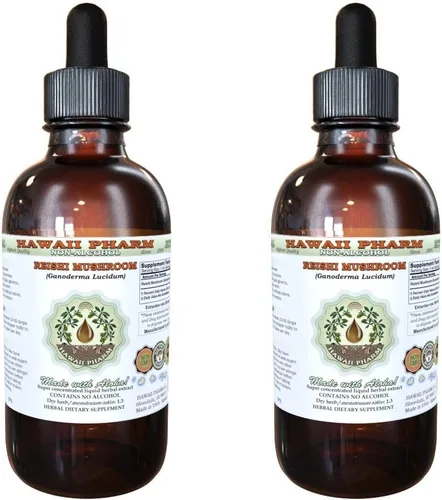 Miniatura 6 de Hawaii Pharm Reishi Extracto líquido sin alcohol, tónico de emperadores, grado profesional, hongos Reishi hechos a mano en lotes pequeños