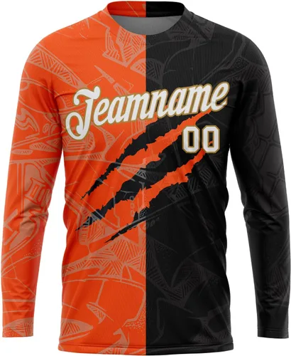 Miniatura 59 de Camisetas de manga larga para hombre, diseño de hip hop, estampado gráfico, informal, manga larga, graffiti, teñido anudado, camiseta