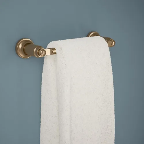 Miniatura 2 de Delta Saylor (1-Paquete) Barra de Toalla de 8'' para Baño, Barra de Toalla de Bronce Champán para Pared de Baño, Soporte de Toalla de Mano, Varilla