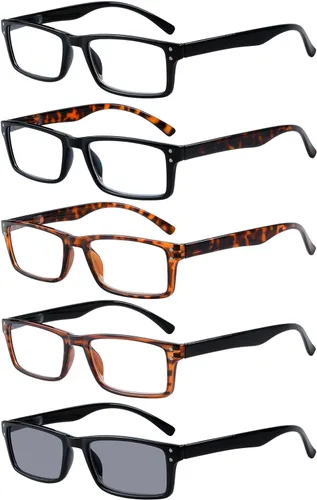 Miniatura 8 de Eyekepper Lentes con filtro de luz azul que bloquean el deslumbramiento digital para mujeres y hombres, pantalla de computadora de lectura, tortuga