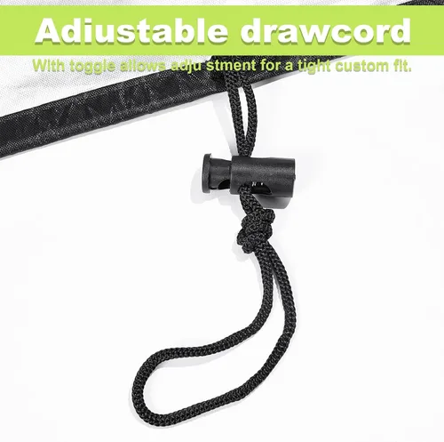 Miniatura 5 de Funda para Silla Apilable de Exterior Impermeable, Uranshin Fundas para Muebles de Patio Exterior Sillas Apiladas 210D, Fundas para Sillas